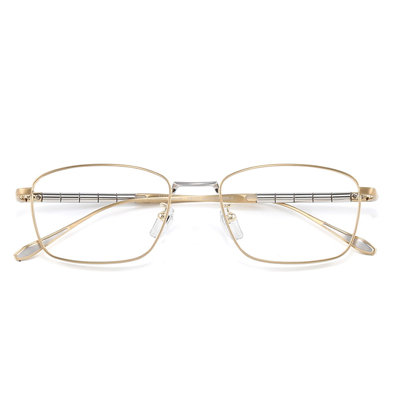 S9072 แว่นตา Round Bamboo Elite Pure Titanium