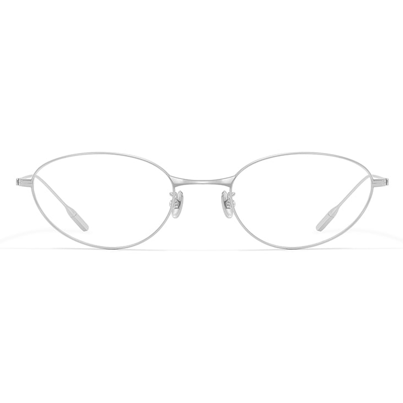 Fade Oval Cat-Eye Color Rich แว่นตาไทเทเนียมบริสุทธิ์