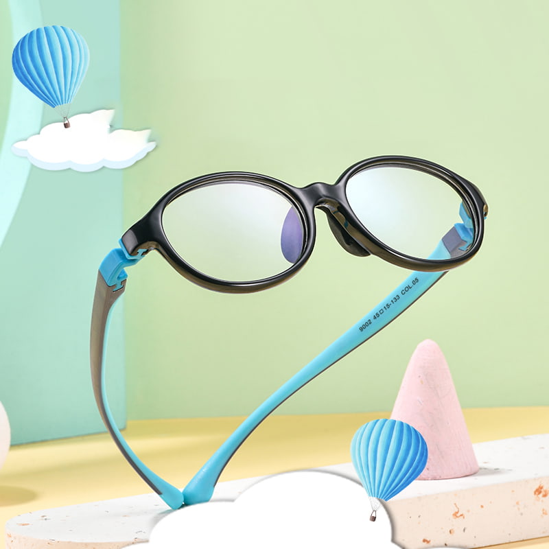 9002 Jelly Color Safety Full Frame แว่นแบบถอดได้